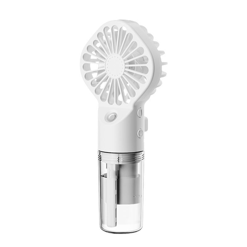 Portable Handheld Mist Spray Fan β 4-Speed USB Rechargeable Summer Cooler