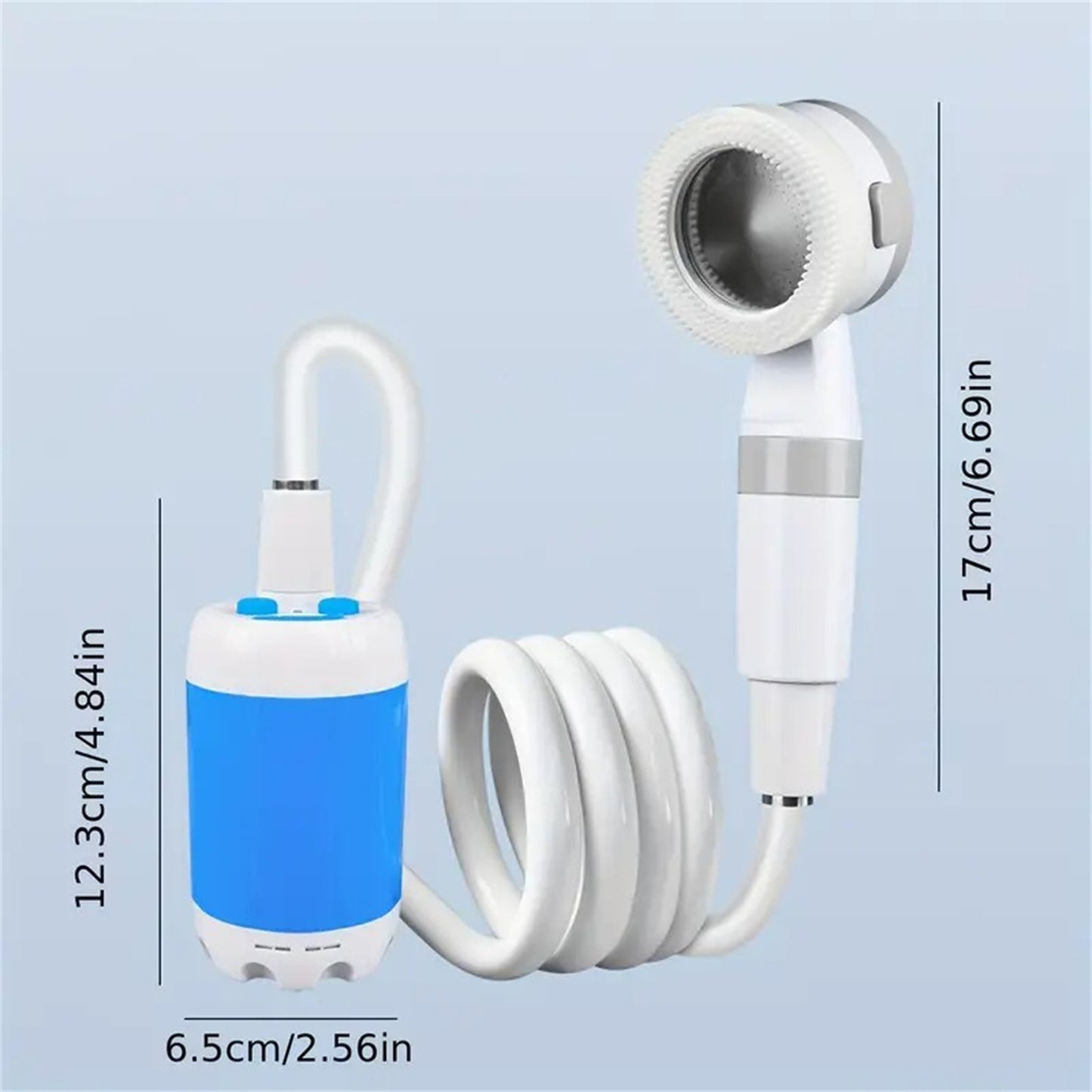 Portable Electric Camping Shower β Waterproof & Rechargeable