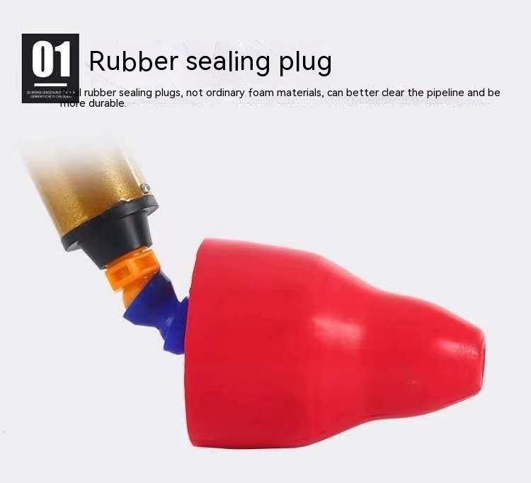 "High-Pressure Toilet & Drain Plunger – Unclogs Any Clog in Seconds"