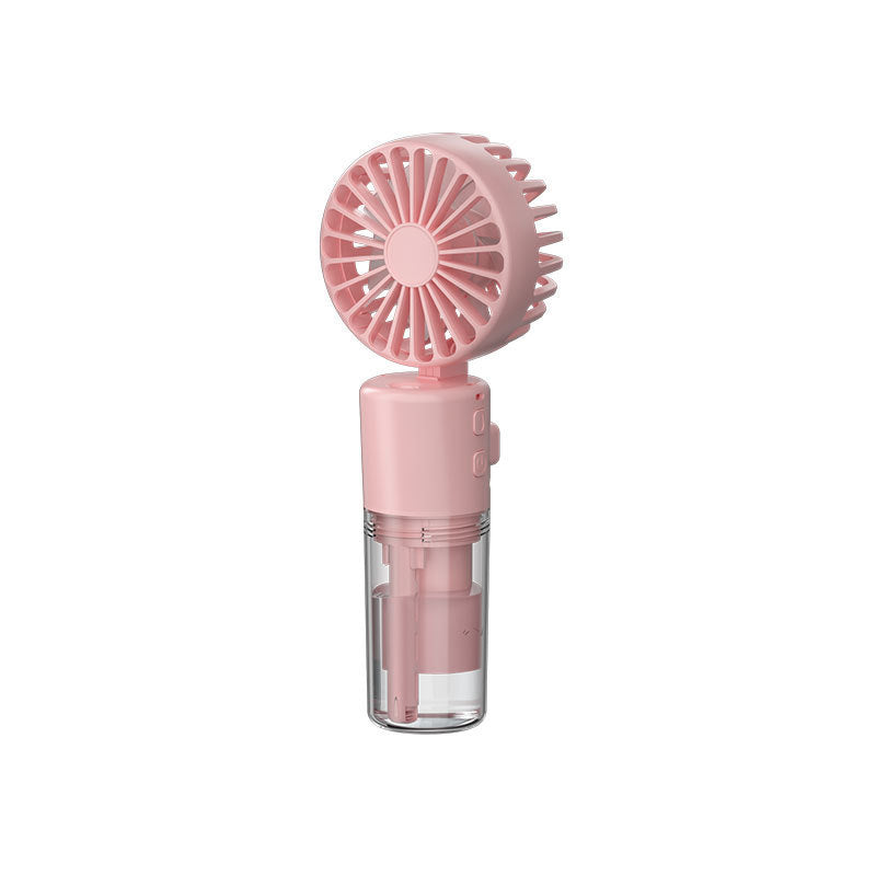 Portable Handheld Mist Spray Fan β 4-Speed USB Rechargeable Summer Cooler