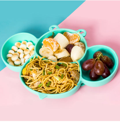 No-Mess Silicone Baby Plate – Suction Design for Toddlers