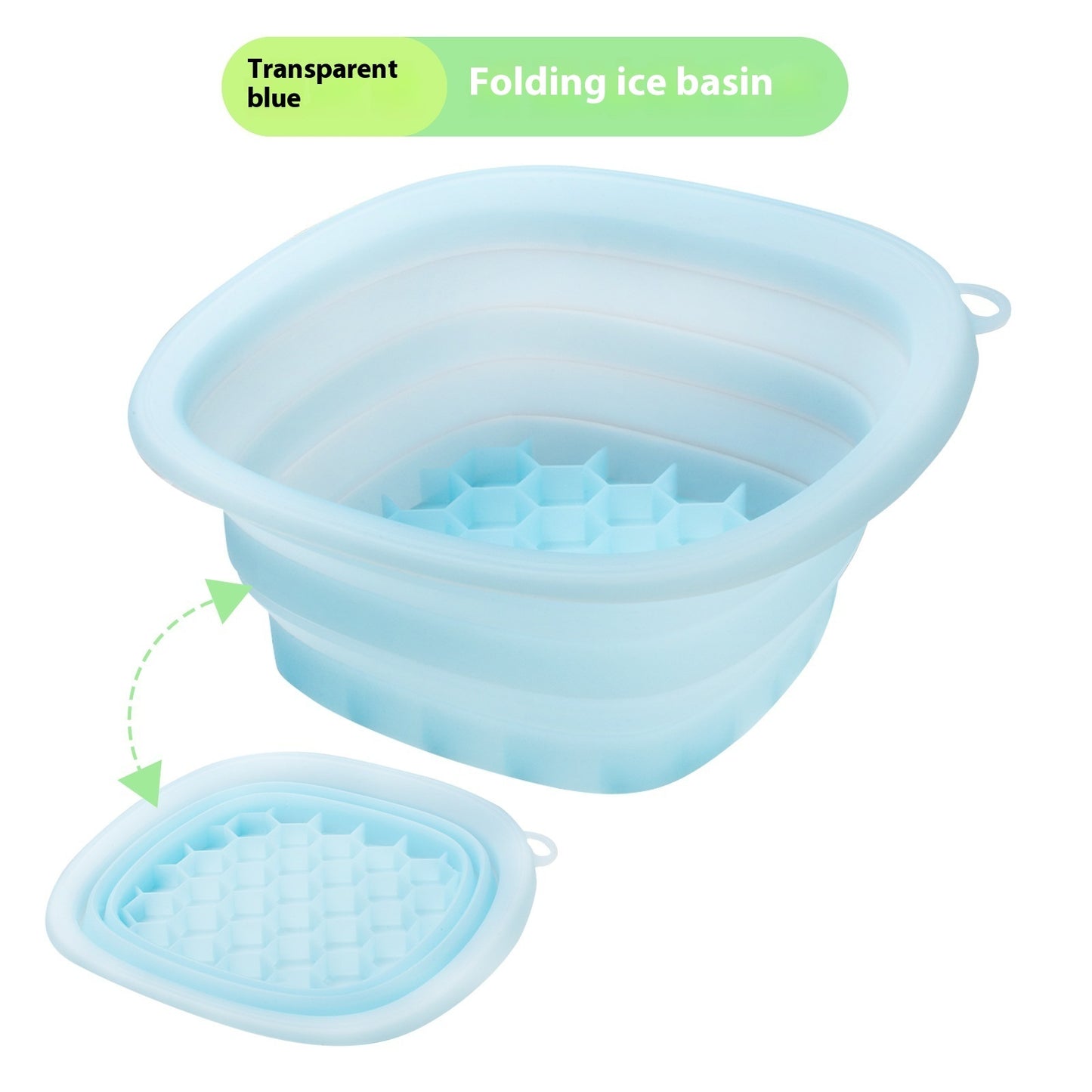 Silicone Folding Ice Facial Basin – Collapsible Cold Plunge & Skincare Tool