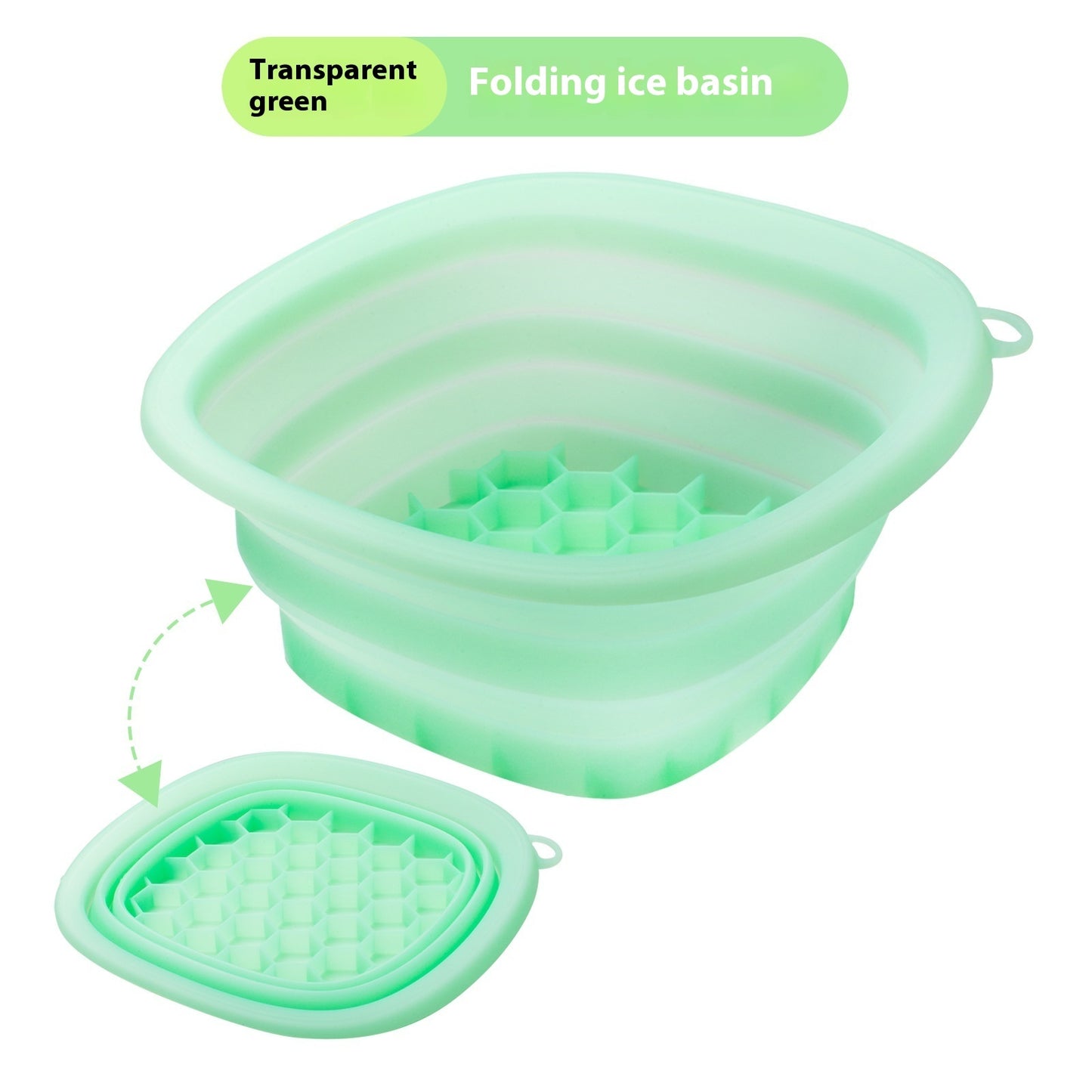 Silicone Folding Ice Facial Basin – Collapsible Cold Plunge & Skincare Tool