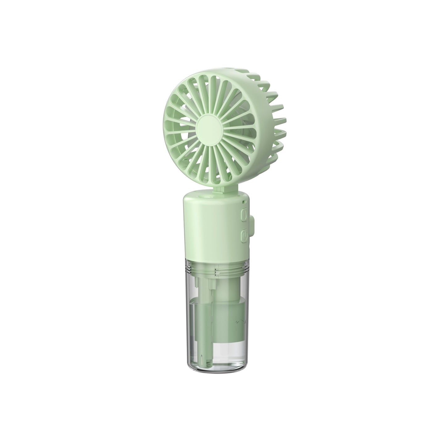 Portable Handheld Mist Spray Fan – 4-Speed USB Rechargeable Summer Cooler