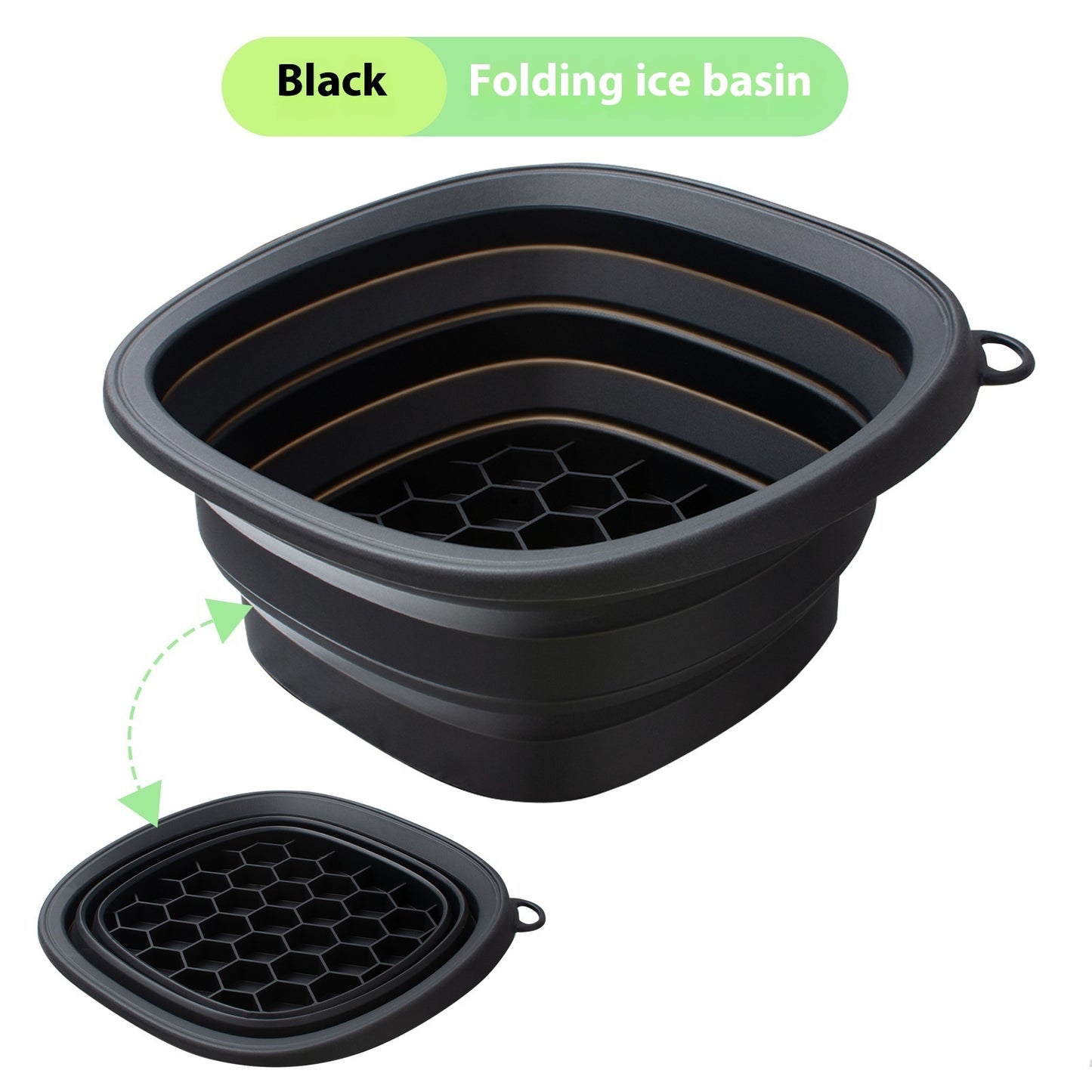 Silicone Folding Ice Facial Basin – Collapsible Cold Plunge & Skincare Tool