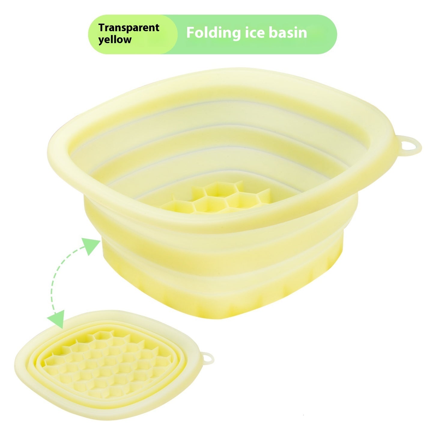Silicone Folding Ice Facial Basin – Collapsible Cold Plunge & Skincare Tool